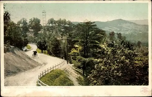 Ak Tennessee USA, National Boulevard auf Missionary Ridge