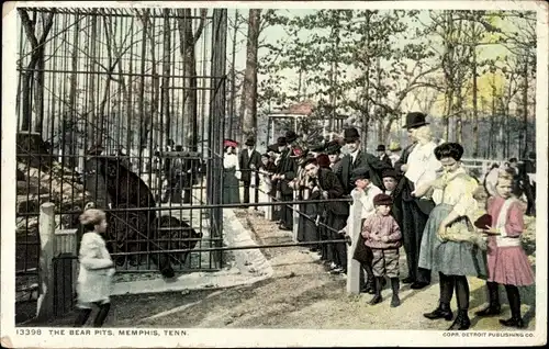 Ak Memphis Tennessee USA, Die Bärengruben