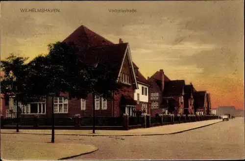 Ak Wilhelmshaven an der Nordsee, Victoriastraße