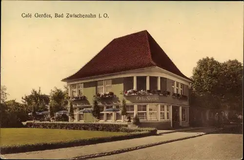 Ak Bad Zwischenahn in Oldenburg, Cafe