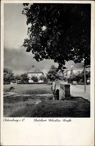 Ak Oldenburg im Großherzogtum Oldenburg, Rathserr Schultze Straße