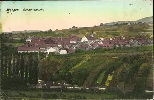 Ak Wangen Elsass Bas Rhin, Gesamtansicht