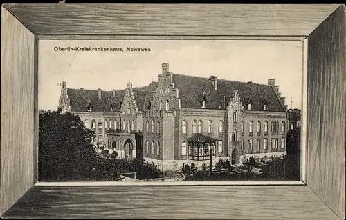 Passepartout Ak Nowawes Babelsberg Potsdam in Brandenburg, Oberlin Kreiskrankenhaus