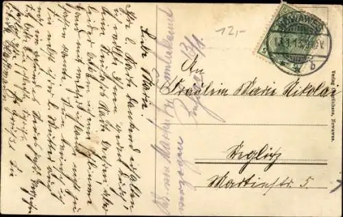 Passepartout Ak Nowawes Babelsberg Potsdam in Brandenburg, Oberlin Kreiskrankenhaus