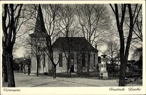 Ak Nowawes Babelsberg Potsdam in Brandenburg, Friedrich Kirche, Denkmal