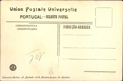 Ak Coimbra Portugal, Vista do Porto de Santa Clara