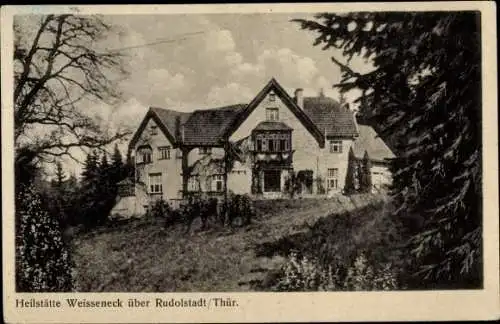 Ak Weißen Uhlstädt Kirchhasel Thüringen, Heilstätte Weißeneck