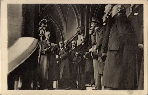 Ak Brüssel, Les personnalités invitées, pendant les discours