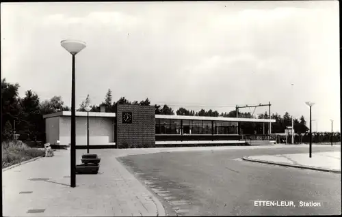 Ak Etten Leur Nordbrabant, Bahnhof