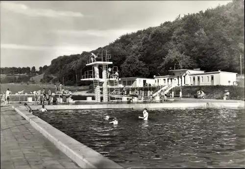 Ak Bad Kösen Naumburg an der Saale, Schwimmbad der Jugend