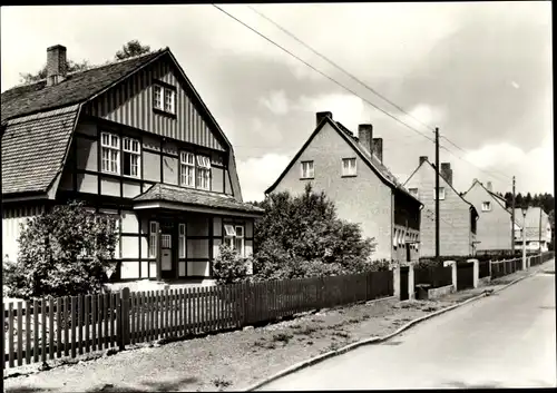 Ak Benneckenstein Oberharz, Am Gallenberg, Wohnhäuser