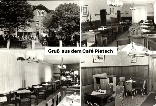 Ak Kipsdorf Altenberg im Erzgebirge, Café Pietsch