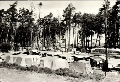 Ak Ostseebad Ückeritz auf Usedom, Campingplatz A 53, Zelte