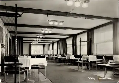 Ak Görlitz in der Lausitz, HOG Landeskrone, Großer Saal