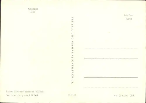 Ak Gößnitz in Thüringen, Freibad