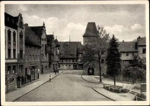 Ak Kahla in Thüringen, Karl Liebknecht Platz