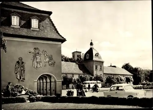 Ak Bad Köstritz in Thüringen, Heinrich Schütz Gedenkstätte, Schloss