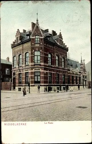 Ak Middelkerke Westflandern, Post