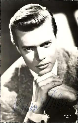 Ak Schauspieler Karlheinz Böhm, Portrait, Autogramm