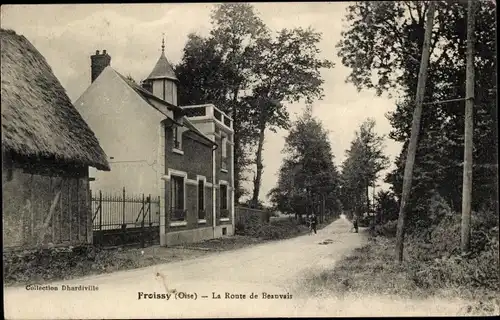 Ak Froissy-Oise, Route de Beauvais