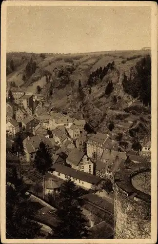 Ak Montjoie Monschau in der Eifel, Blick von der Burg