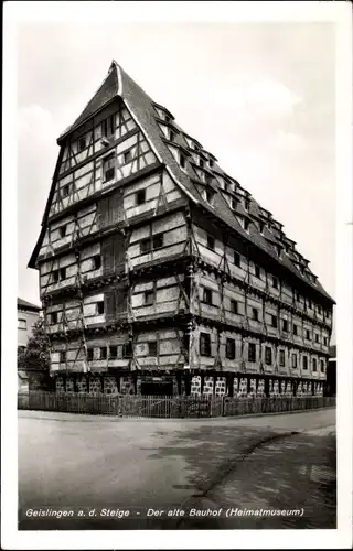 Ak Geislingen an der Steige, alter Bauhof, Heimatmuseum