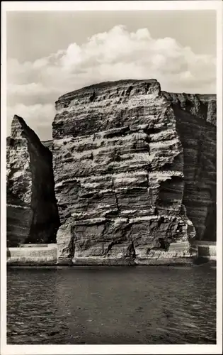 Ak Nordseeinsel Helgoland, Lummen-Felsen