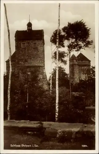 Ak Stolpen in Sachsen, Schloss