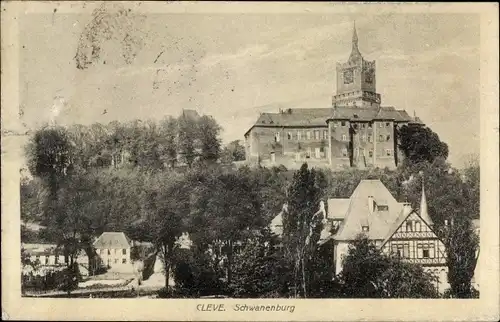 Ak Bad Cleve Kleve am Niederrhein, Schwanenburg