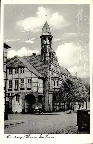 Ak Nienburg Weser, Rathaus