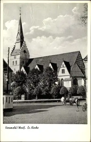 Ak Versmold in Westfalen, ev. Kirche