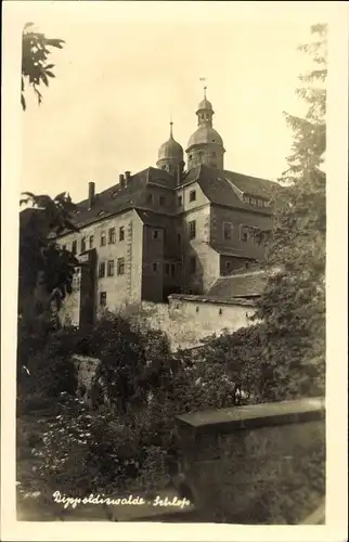 Foto Ak Dippoldiswalde im Erzgebirge, Schloss