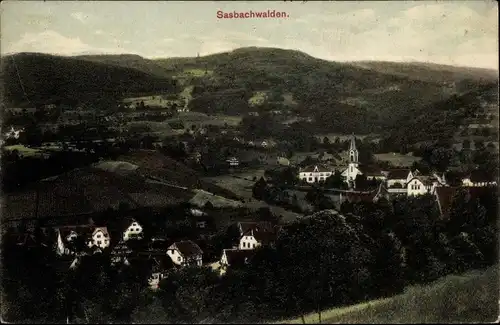 Ak Sasbachwalden im Schwarzwald, Panorama