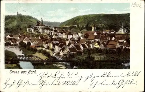 Ak Horb am Neckar, Panorama