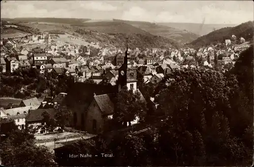 Ak Idar Oberstein an der Nahe, Totalansicht