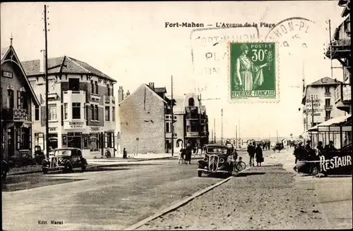 Ak Fort Mahon Plage Somme, Avenue de la Plage