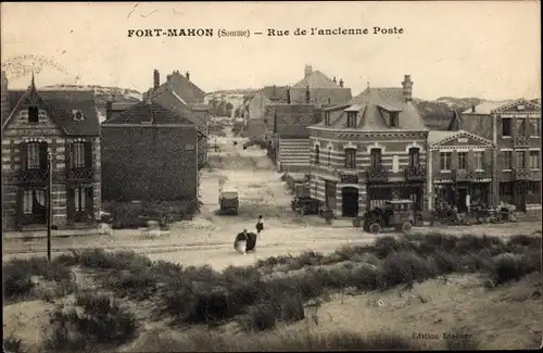 Ak Fort Mahon Plage Somme, Rue de l'ancienne Poste