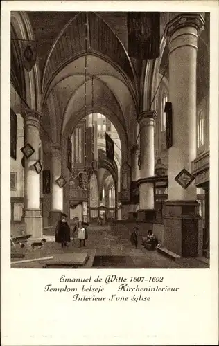 Ak Budapest Ungarn, Templom belseje, Kircheninterieur