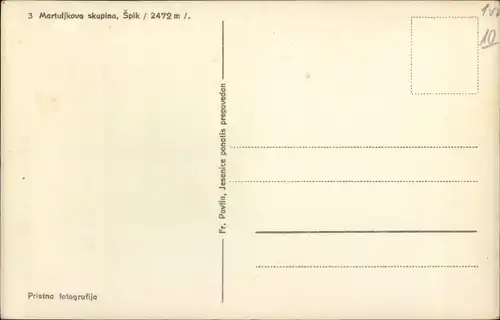 Ak Slowenien, Spik, Martuljkova skupina, Berg, Gipfel