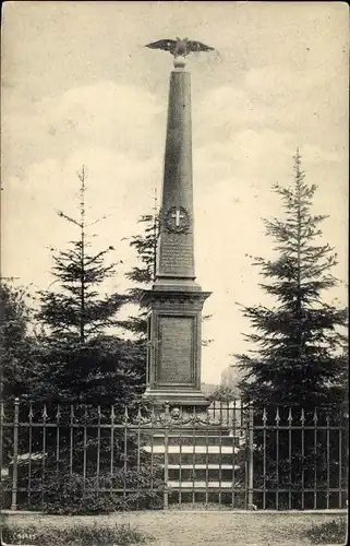 Ak Hradec Králové Königgrätz Stadt, Monument, Schlachtfeld