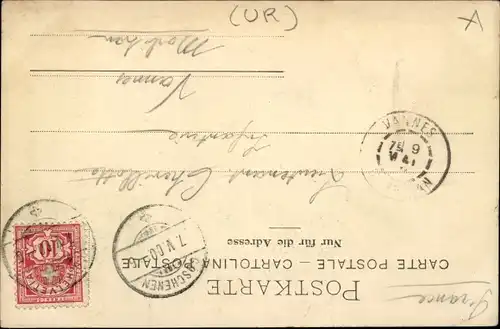 Ak Göschenen Kanton Uri, Schöllenen, Teufelsbrücke