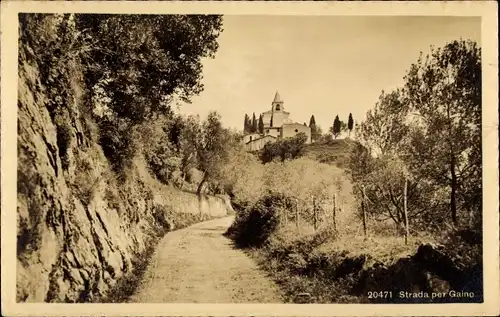 Ak Kanton Tessin, Strada per Gaino