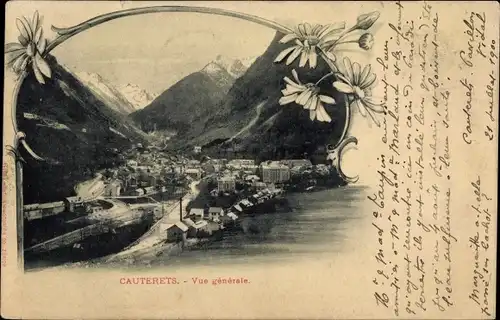 Ak Cauterets Hautes Pyrénées, Vue generale