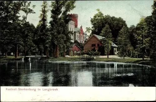 Ak Langbroek Utrecht Niederlande, Schloss Sterkenburg