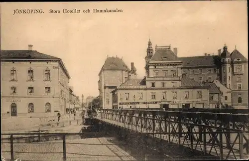 Ak Jönköping Schweden, Stora Hotellet och Hamnkanalen