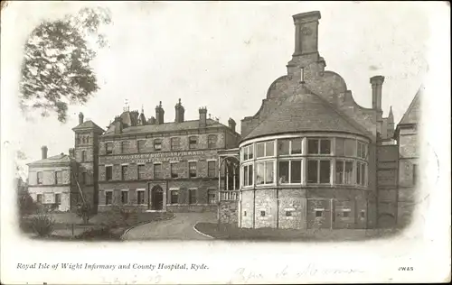 Ak Ryde Isle of Wight England, Royal Infirmary und County Hospital