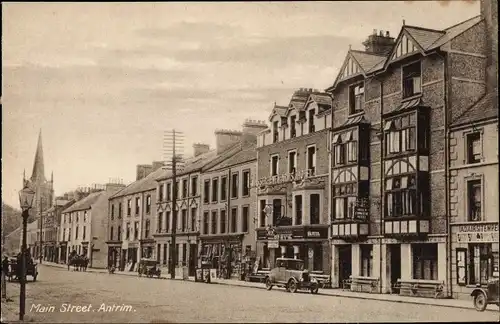 Ak Antrim Nordirland, Hauptstraße
