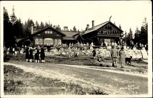 Ak Frognerseteren Frognersaeteren Oslo Norwegen, Restaurant