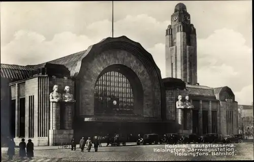 Ak Helsinki Helsingfors Finnland, Bahnhof