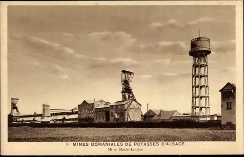 Ak Mines de Potasses d'Alsace, Mine Marie-Louise